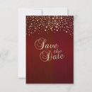Search for red gold save the dates Beautiful