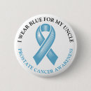 Search for prostate cancer badges Light blue