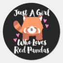 Search for red panda love stickers Pandas