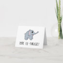 Search for elephant puns cards Cute
