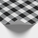 Search for black and white check wrapping paper Country