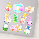 Search for red eggs stickers Bunny