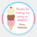 Search for pink ice cream cone stickers Party