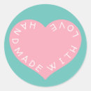 Search for homemade pink stickers Craft business