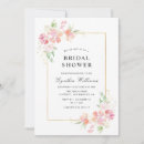 Search for blush pink floral bridal shower invitations Bride to be
