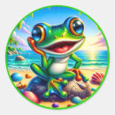 Search for cool frog stickers Round