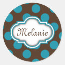 Search for brown polka dot stickers Girly