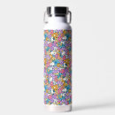 Search for flower pattern water bottles Charles schulz
