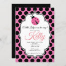 Search for lady bug baby shower invitations Black