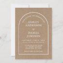 Search for kraft paper wedding invitations Stylish