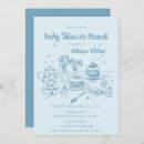 Search for brunch baby boy shower invitations Blue