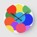 Search for polka dot clocks Yellow