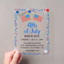 Search for b day party invitations Patriotic