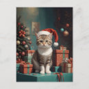 Search for old christmas postcards Cats