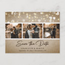 Search for burlap save date postcards Rustic