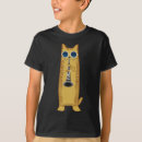 Search for black cat kids tshirts Red white blue