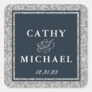 Search for new year labels Blue