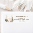Search for forest baby shower return address labels Winter wonderland