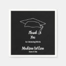 Search for thank you napkins Graduation