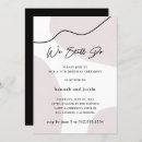 Search for modern abstract wedding invitations Beige