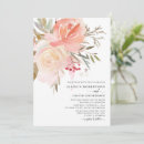 Search for watercolor flowers wedding invitations Chic