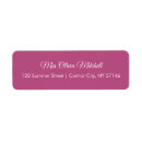 Search for girly return address labels Simple