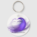 Search for broken heart key rings Blue