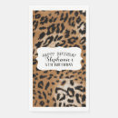 Search for leopard print napkins Safari