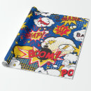 Search for comic book wrapping paper Boom