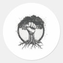 Search for tree roots stickers Forest