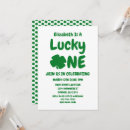 Search for st patricks day birthday invitations Green