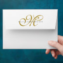 Search for gold envelopes Initials