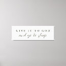Search for christian canvas prints Black and white