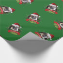 Search for pug christmas wrapping paper Red