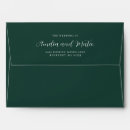 Search for green wedding envelopes Traditional