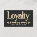 Search for nail salon loyalty cards Typography