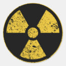 Search for radiation warning stickers Radioactivity