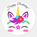 Search for happy birthday horse stickers Unicorn