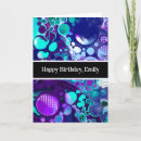 Search for teal abstract cards Purple
