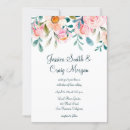 Search for teal and coral wedding invitations Botanical