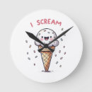 Search for ice cream cones clocks Kawaii