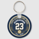 Search for player name and number key rings Soccer