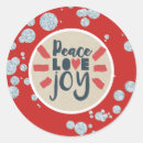 Search for joy peace love stickers Modern