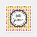 Search for hello summer napkins Typography