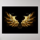 Search for angel wings posters Gold