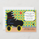 Search for boys skating party invitations Blue