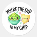 Search for food pun stickers Friendship