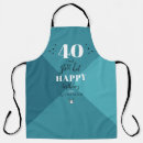 Search for 40th birthday party aprons Forty