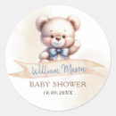 Search for modern watercolor stickers Baby boy