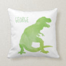 Search for cute green dinosaur cushions Watercolor